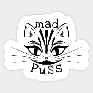 Mad Puss Sticker